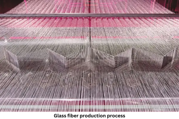 Glass fiber production process